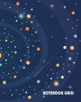 Notebook grid: Galaxy spiral : Notebook Journal Diary, 120 pages, 8