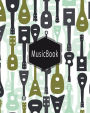 Musicbook: Blank Music Sheet / Music Manuscript Paper / Staff Paper / Musicians Notebook/ 12 Staves Per Page / 150 Pages / 8