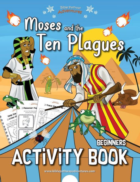 Moses And The Ten Plagues Activity Book By Pip Reid, Paperback | Barnes ...