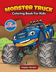 Title: Monster Truck Coloring Book, Author: Harper Hall