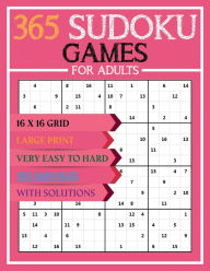 Title: 365 Sudoku Games for Adults: Sudoku Activity Book with Full Solutions, Very Easy to Hard Levels in Large Print, Sudoku Game Print Easy to Read, Author: Aria Capri Publishing