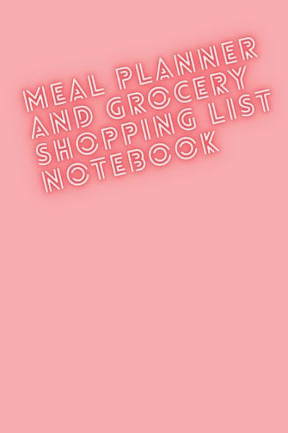 Pink Grocery List Planner