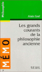 Les Grands Courants De La Philosophie Ancienne