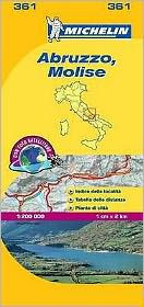 Title: Michelin Map Italy: Abruzzo, Molise 361, Author: Michelin
