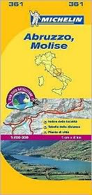 Michelin Map Italy: Abruzzo, Molise 361