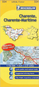 Michelin Map France: Charente, Charente-Maritime 324