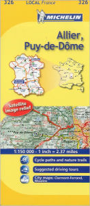 Michelin Map France: Allier, Puy-de-Dme 326