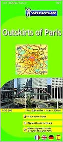 Michelin Map ZOOM Paris Outskirts of Paris 101