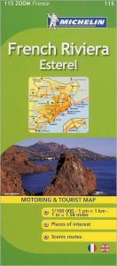 Michelin ZOOM France: French Riviera, Esterel Map 115