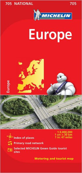 Michelin Europe Map 705