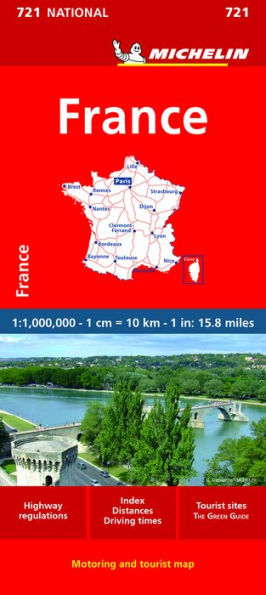 Michelin France Map 721