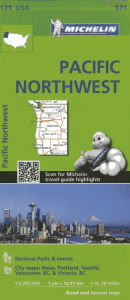 Title: Michelin USA Pacific Northwest Map 171, Author: Michelin