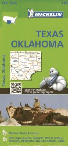 Title: Michelin USA Texas/Oklahoma Map 176, Author: Michelin Travel Publications