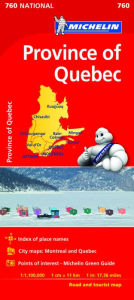 Title: Michelin Quebec Map 760, Author: Michelin