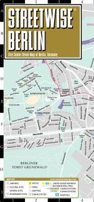 Streetwise Berlin Map - Laminated City Center Street Map of Berlin, Germany