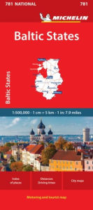 Title: Baltic States - Michelin National Map 781, Author: Michelin