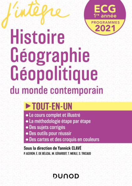 ECG 1re année Histoire Géographie Géopolitique - 2021 - Tout-en-un: Tout-en-un