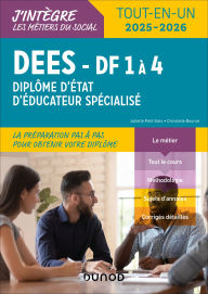Title: DEES - DF 1 à 4 - Diplôme d'État d'éducateur spécialisé - 2e éd.: Tout-en-un, Author: Juliette Petit Gats