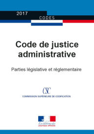 Title: Code de justice administrative: Parties législative et réglementaire - n°20052, Author: Journaux officiels