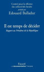 Il est temps de dï¿½cider