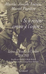 Title: Si je reviens comme je l'espère: Lettres du front et de l'arrière, 1914 - 1918, Author: BOSSHARD