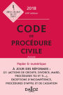 Code de procédure civile 2018, annoté - 109e éd.
