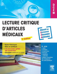 Title: Lecture critique d'articles médicaux, Author: Damien Jolly