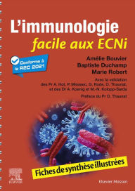 Title: L'immunologie facile aux ECNi: Fiches de synthèse illustrées, Author: Amélie Bouvier
