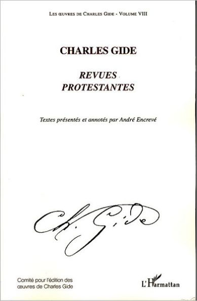 Charles Gide: Revues protestantes - Volume VIII