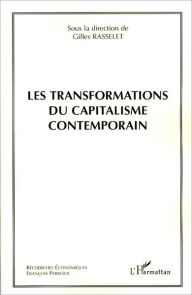 Title: Les transformations du capitalisme contemporain, Author: Editions L'Harmattan