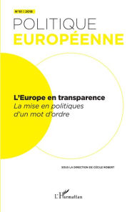 Title: L'Europe en transparence, Author: Editions L'Harmattan