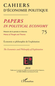 Title: Cahiers d'économie politique 75: Economie et philosophie de l'exploitation, Author: Editions L'Harmattan