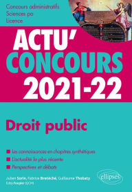 Title: Droit public 2021-2022 - Cours et QCM, Author: Julien Sorin