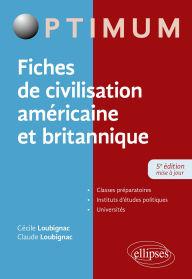 Title: Fiches de civilisation américaine et britannique, Author: Claude Loubignac