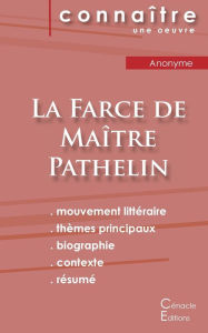Title: Fiche de lecture La Farce de Maï¿½tre Pathelin (Analyse littï¿½raire de rï¿½fï¿½rence et rï¿½sumï¿½ complet), Author: Anonyme