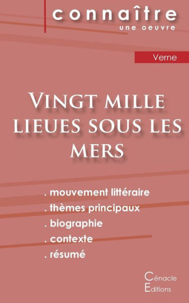 Fiche de lecture Vingt mille lieues sous les mers de Jules Verne (Analyse littéraire de référence et résumé complet)