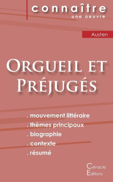 Fiche de lecture Orgueil et Préjugés de Jane Austen (Analyse littéraire de référence et résumé complet)