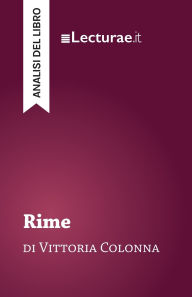 Title: Rime - Vittoria Colonna (analisi del libro), Author: Tommaso Rossi
