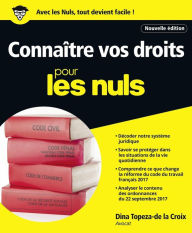 Title: Connaître vos droits pour les Nuls grand format, Author: Dina Topeza-De La Croix