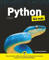 Title: Python pour les Nuls, 3e éd., Author: John Paul Mueller
