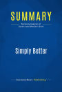 Summary: Simply Better: Review and Analysis of Barwise and Meehan's Book