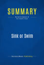 Summary: Sink or Swim: Review and Analysis of the Sindells' Book