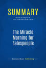 Summary: The Miracle Morning for Salespeople: Review and Analysis of Elrod, Snow and Corder's Book