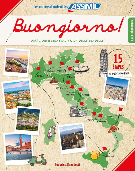 Treasure Hunt to Improve Your Italian: Buongiorno! Jeu De Piste pour Améliorer Son Italien