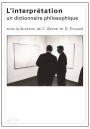 L'interpretation: Un dictionnaire philosophique