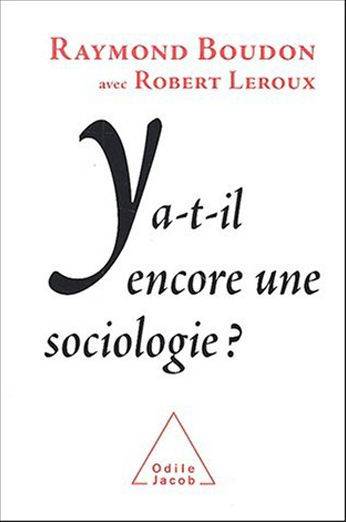 Y a-t-il encore une sociologie ?