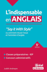Title: L'indispensable en anglais, Author: Judith Andreyev