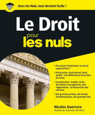 Title: Le Droit pour les Nuls, Author: Nicolas Guerrero