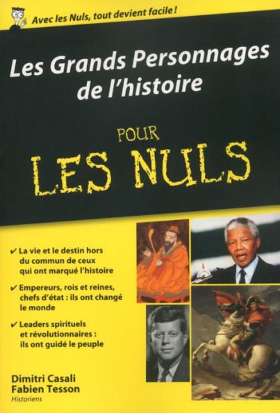 Les Grands Personnages de l'histoire pour les Nuls poche