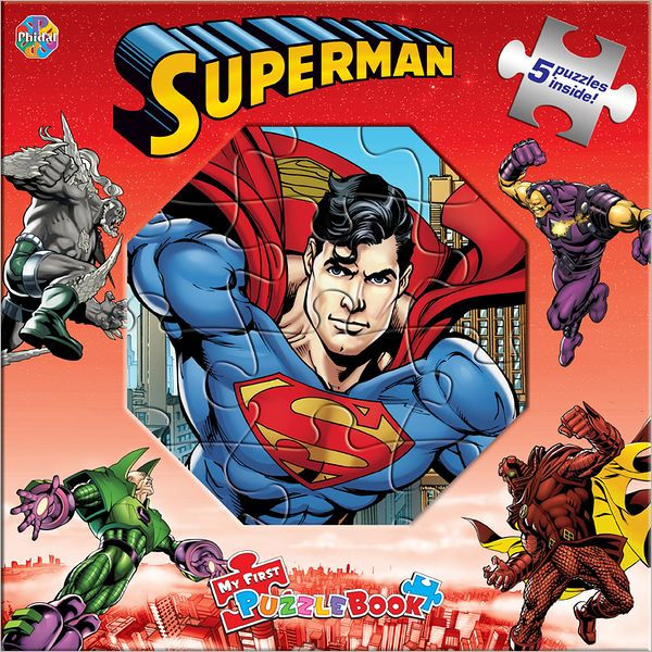 Superman My First Puzzle Book by Phidal Publishing, Board Book Barnes